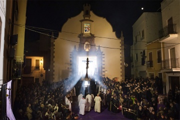 Procesja ciszy podczas Wielkiego Tygodnia w Sagunto (Walencja)