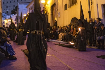 Prozession am Karfreitag, Karwoche in Sagunto (Valencia)