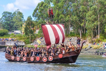 Processione vichinga, Catoira