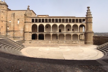 Cenário do Festival de Teatro Clássico de Alcántara