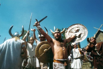 Processione Vichinga di Catoira, a Pontevedra (Galizia)