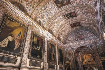 Sakristei des Königlichen Klosters Nuestra Señora de Guadalupe (Cáceres, Badajoz)