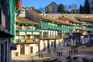 Plaza Mayor w Chinchón (Madryt)