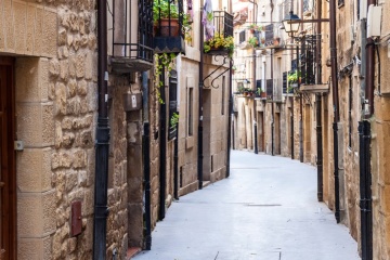 Calle de Laguardia, Álava (País Vasco)