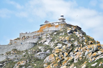 Lighthouse on the Cíes Islands.