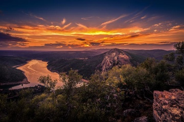 Fim de tarde no Parque Nacional de Monfragüe