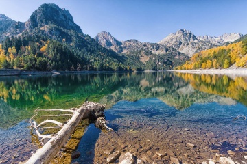 Lac dans le parc national d