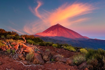 Tramonto al Parco Nazionale del Teide