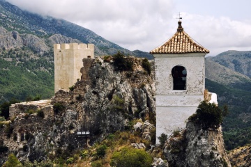 Veduta di Guadalest, ad Alicante (Comunità Valenciana)