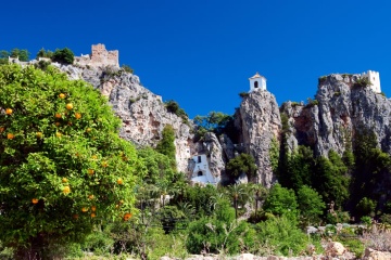 Veduta di Guadalest, ad Alicante (Comunità Valenciana)