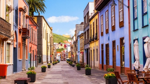 Calle San Agustín, à San Cristóbal de La Laguna (Tenerife)