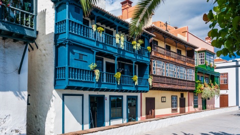  Balcones en Santa Cruz de la Palma, isla de la Palma