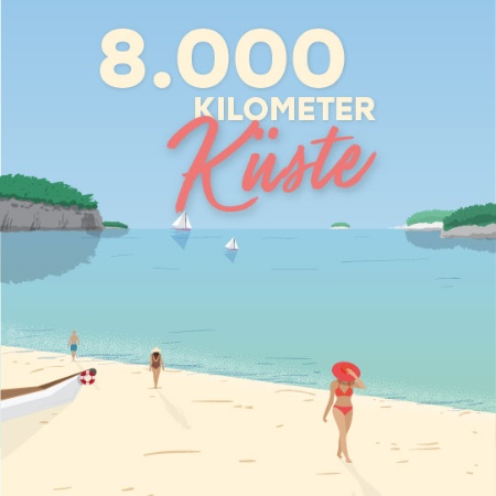 8.000 km Küstenline