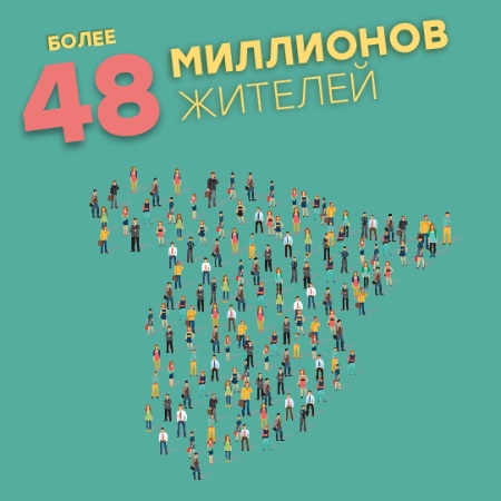 Более 46 миллионов жителей