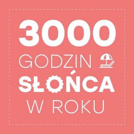 3000 godzin słonecznych w roku