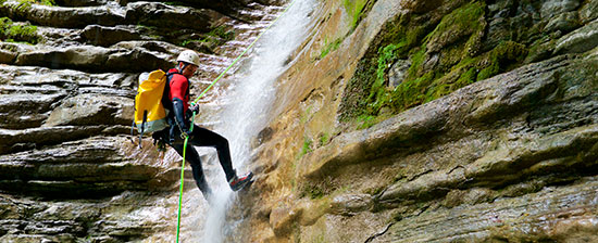 Canyoning nos Pirineus