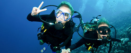 Scuba diving