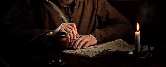 Monk at a monastery