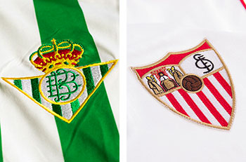 Stemmi del Real Betis e del Sevilla