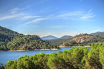 Pantano de San Juan en Madrid