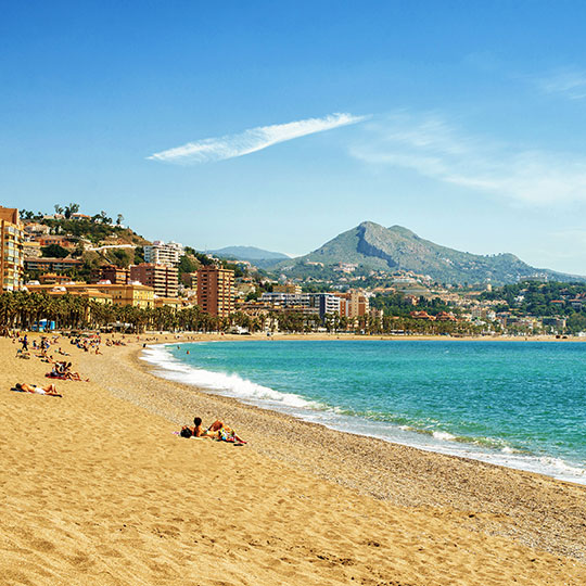 La Malagueta beach, Malaga