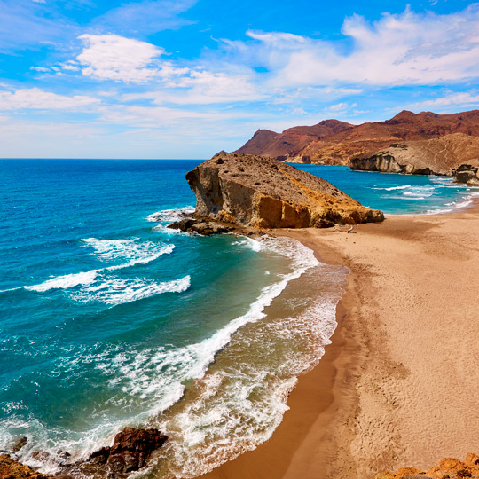 Strand von Monsul, Nija, Almería