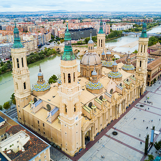 Basilika Nuestra Señora del Pilar in Zaragoza, Aragonien