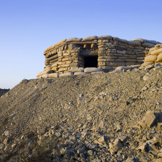  Beobachtungsschacht auf dem Monte Irazo, Aragonien