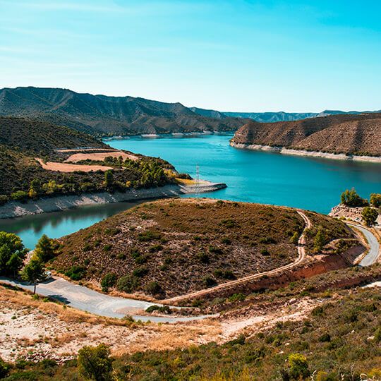 Naturschutzgebiet Mequinenza, Ebro oder Meer von Aragonien