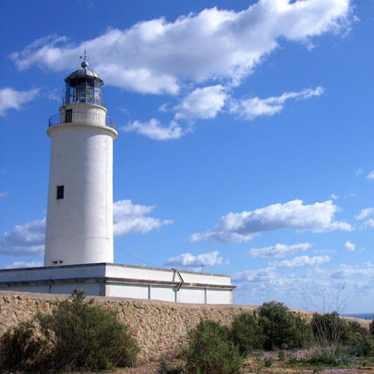 Phare La Mola dans le petit village d’El Pilar de la Mola, Formentera