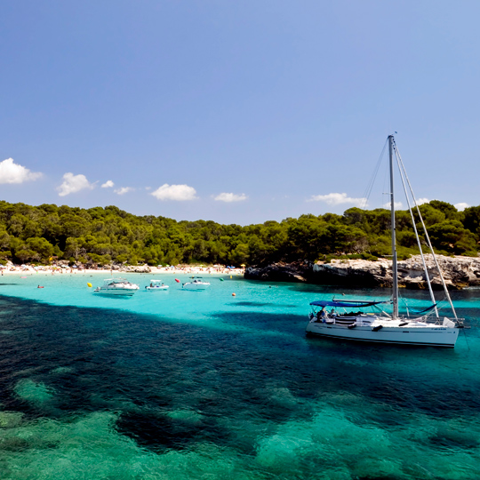 Cala Turqueta em Menorca