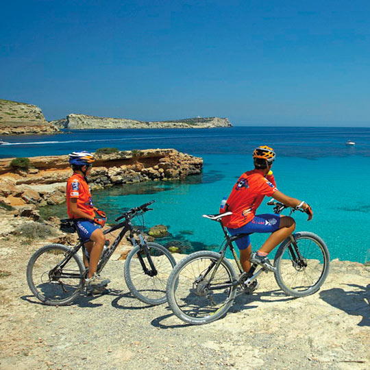 Cicloturismo en Menorca.