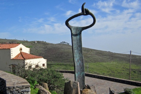 Monumento ao assobio gomero. La Gomera. Canárias