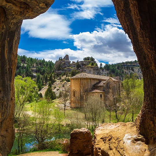 Cañón de río Lobos, parque natural entre Burgos y Soria