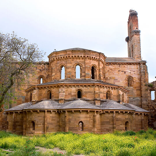 Ruínas do mosteiro de Moreruela, em Zamora