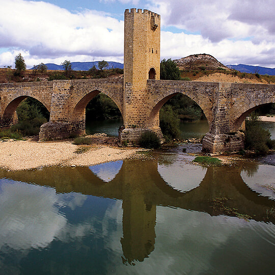 Fiume Ebro all'altezza di Frías, Burgos