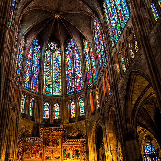 Vitrais da Catedral de León