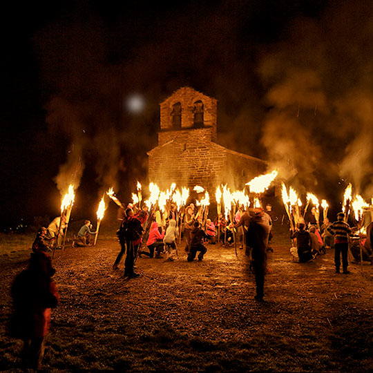 Festas do solstício de verão nos Pireneus