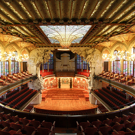 Palau de la Música en Barcelona