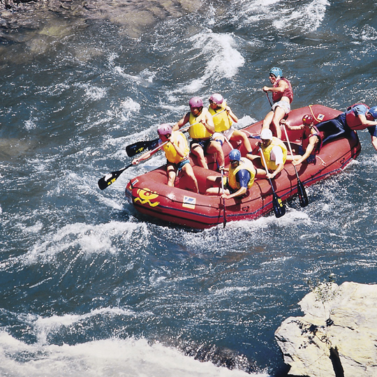 Rafting en la provincia de Lleida