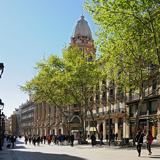 Eje comercial de Barcelona