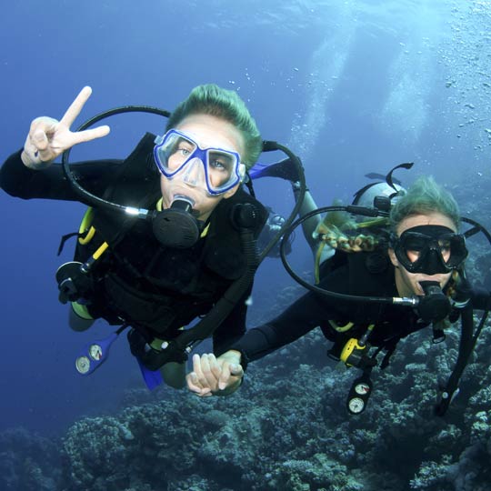 Scuba divers