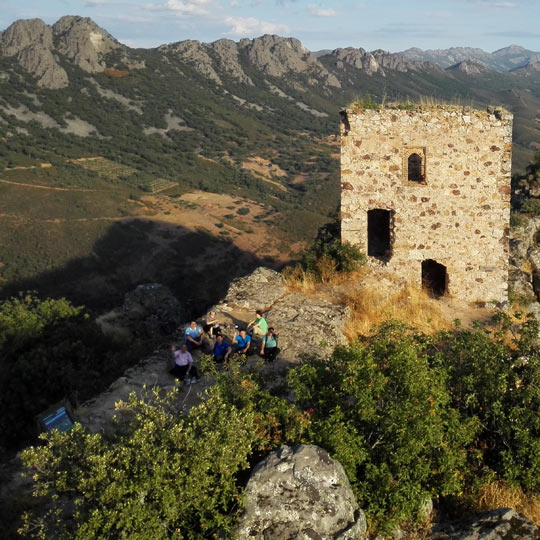 Cabañas del Castillo, dans le Géoparc de Villuercas - Ibores – Jara, à Cáceres (Estrémadure)