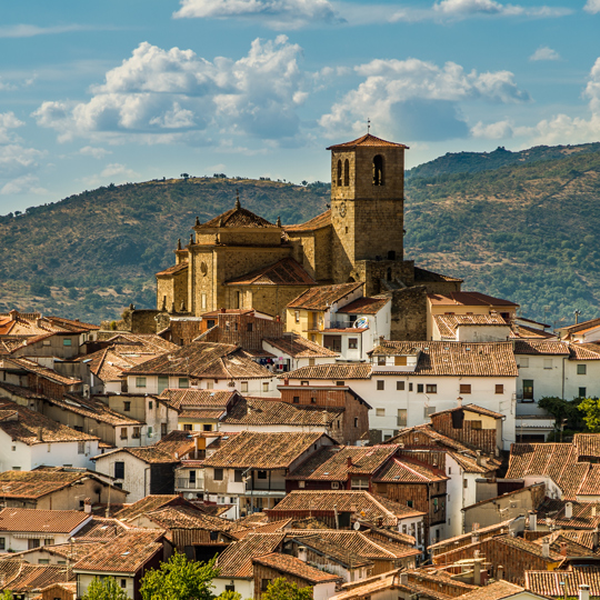 Veduta di Hervás a Cáceres, Estremadura