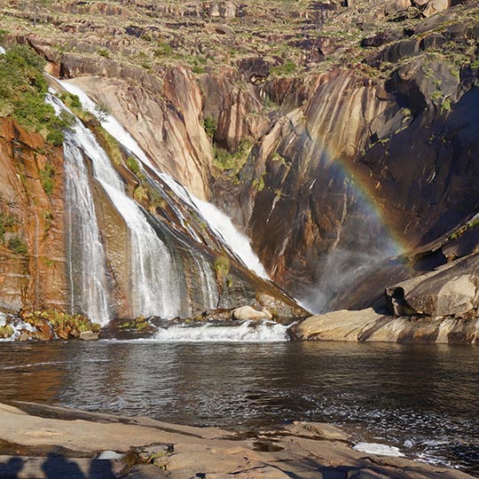 Cascada de Ézaro, Galicien