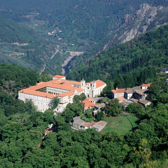 Parador de Santo Estevo, a Ourense (Galizia)