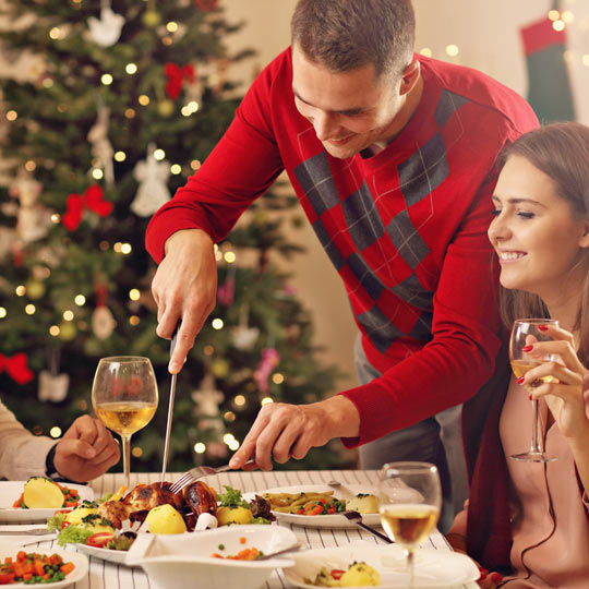 Weihnachtsabendessen