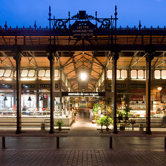 Façade du marché de San Miguel