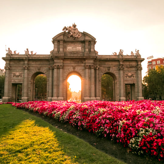 Puerta de Alcalá in Madrid 