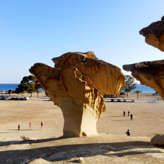 Les Gredas de Bolnuevo à Mazarrón, dans la région de Murcie